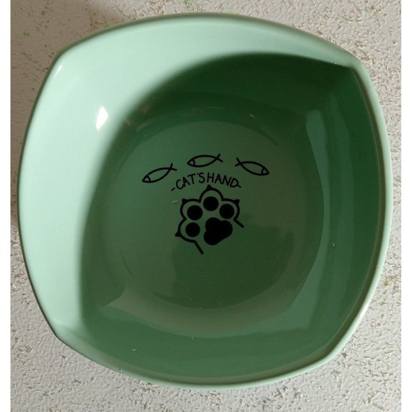 Cats Hand Gift for your Cat Ceramic Boul - Picture 1 of 5